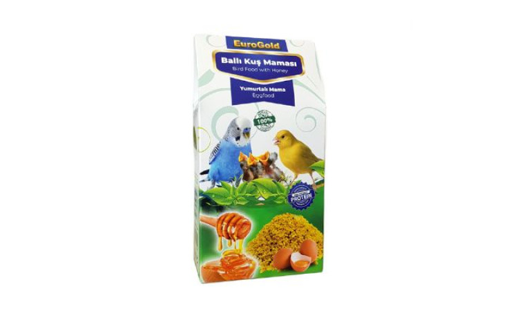EUROGOLD BALLI YUMURTALI KUŞ MAMASI 100 GR